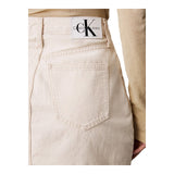 Gonne casual Donna Calvin Klein - Maxi Skirt Cargo Pockets - Bianco