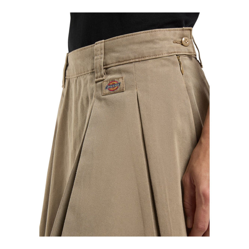 Gonne casual Donna Dickies - Unionville Work Skirt Pleated - Sabbia