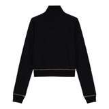 Cardigan Donna Dickies - Funnel Neckl Fz Cardigan W - Nero