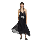 Vestiti casual Donna Sanctamuerte - Abito Lungo Over - Nero