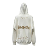 Felpe con cappuccio Uomo Disclaimer - Maglia Uomo Con Cappuccio In Felpa - Bianco