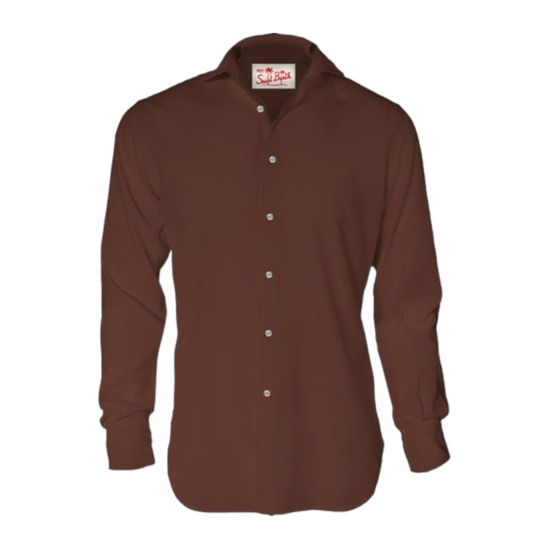 Camicie casual Uomo Mc2 Saint Barth - Pamplona	Classic Shirt - Marrone