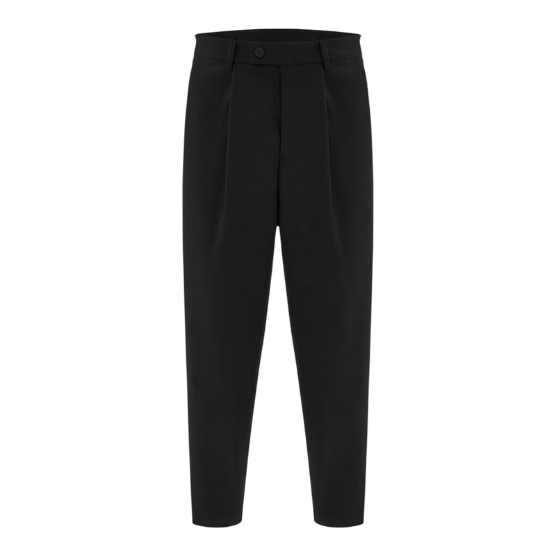 Pantaloni Uomo MACRON CLUB HOUSE - Mch Fcf Luca Tech Long Pants Bl - Nero