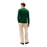 Maglie Uomo Tommy Hilfiger - Classic Cable Crew Neck - Verde