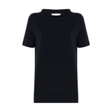 T-shirt Donna Alpha Studio - Collo Tiffany M/M Jersey Shapes - Blu