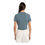 T-shirt Donna Dickies - Center Logo Ss Tee W - Azzurro