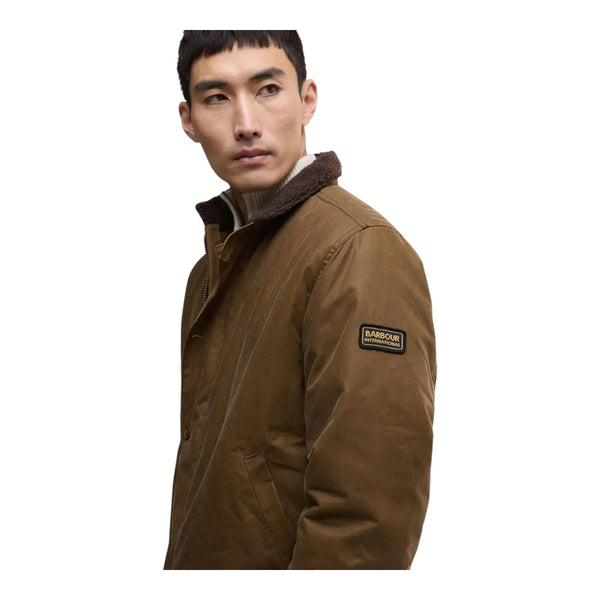 Giubbotti Uomo Barbour International - Mayburn Wax Jkt - Sabbia