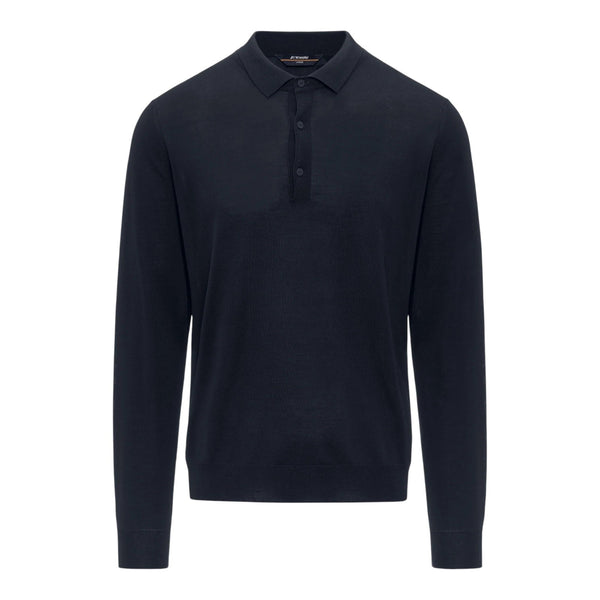 Maglie a manica lunga Uomo K-Way - Rey Wool Merino Blend - Blu