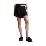 Pantaloncini Donna Calvin Klein - Buckle Wrap Mini Skort - Nero