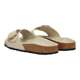 Sandali Unisex Birkenstock - Madrid Big Buckle HEX Natural Lea - Panna