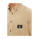 Camicie casual Uomo Calvin Klein - Regular Shirt - Beige