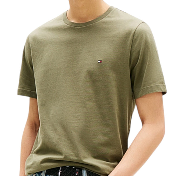 T-shirt Uomo Tommy Hilfiger - Ess Seasonal Reg Fit Solid Tee - Verde