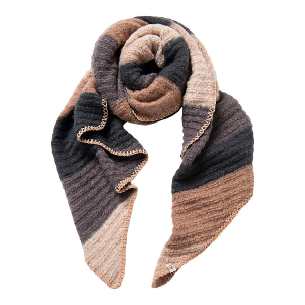 Sciarpe Donna Surkana - Sciarpa A Righe In Maglia - Multicolore