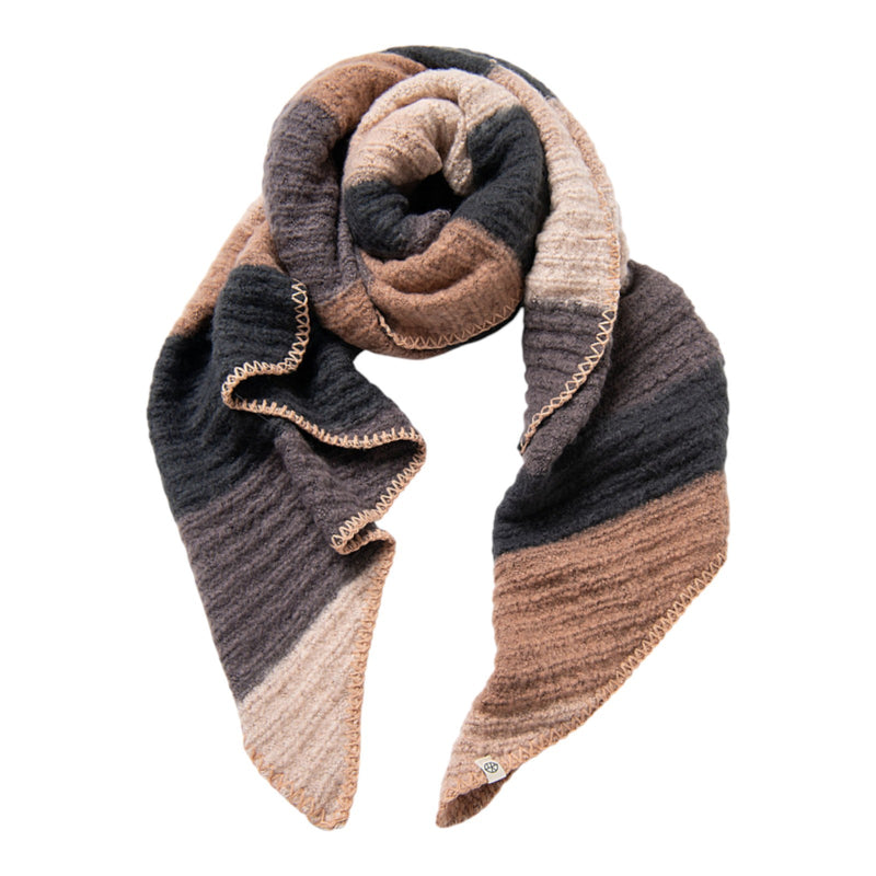 Sciarpe Donna Surkana - Sciarpa A Righe In Maglia - Multicolore