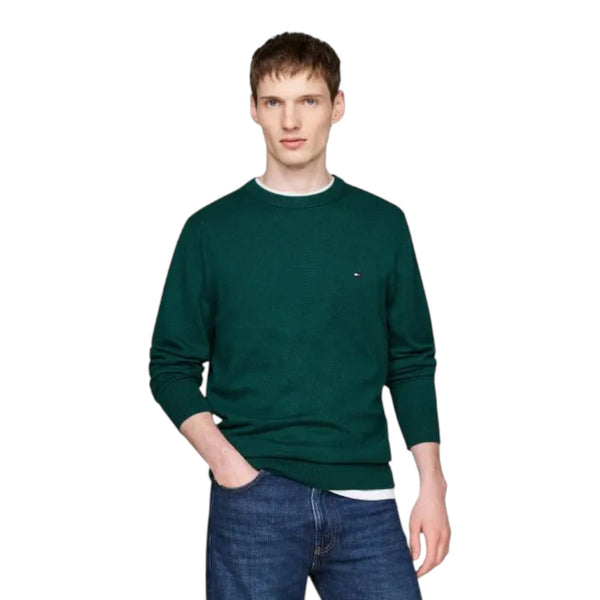 Maglie Uomo Tommy Hilfiger - Pima Org Ctn Cachemire Crew Neck - Ottanio