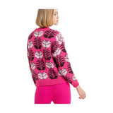 Maglioni Donna Surkana - Maglia Jacquard A Fiori - Fucsia