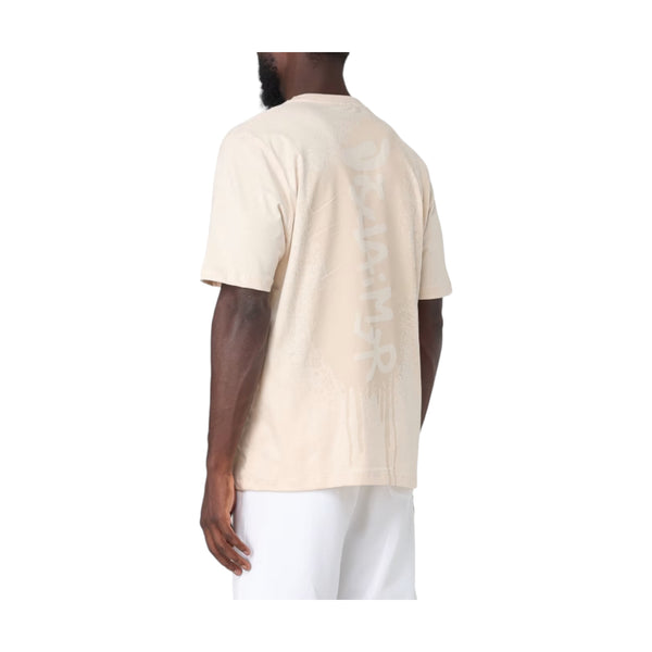 T-shirt Uomo Disclaimer - Maglia Uomo In Jersey - Beige