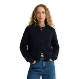 Cardigan Donna Barbour - Woodhouse Knitted Cardigan - Blu