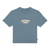 T-shirt Donna Dickies - Center Logo Ss Tee W - Azzurro