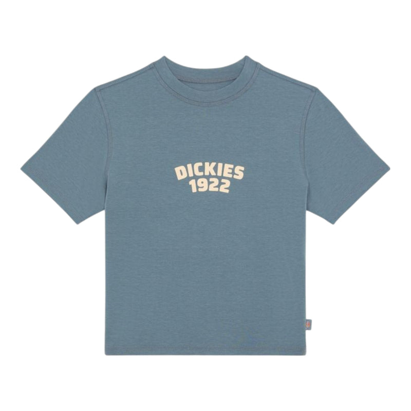 T-shirt Donna Dickies - Center Logo Ss Tee W - Azzurro