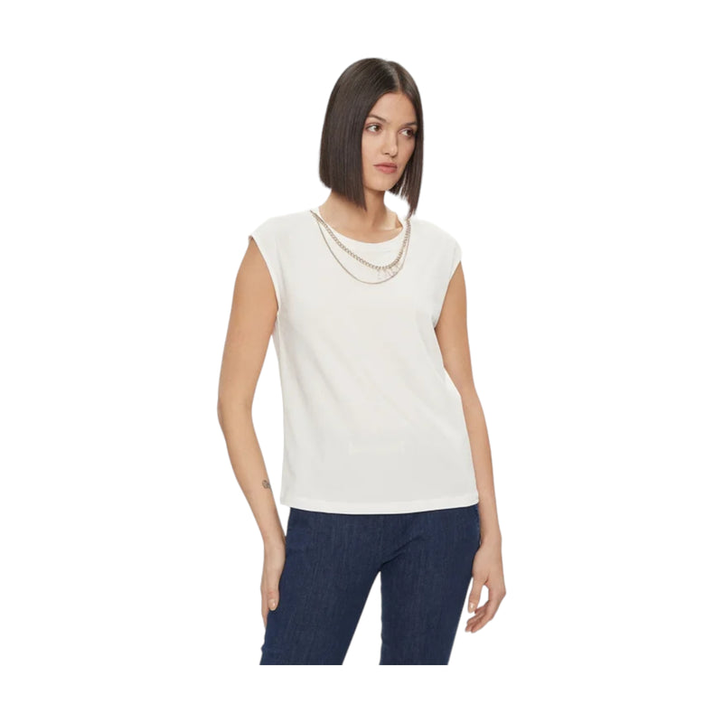 T-shirt Donna Liu Jo - T-Shirt Moda S/M - Bianco