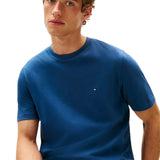 T-shirt Uomo Tommy Hilfiger - Ess Seasonal Reg Fit Solid Tee - Petrolio