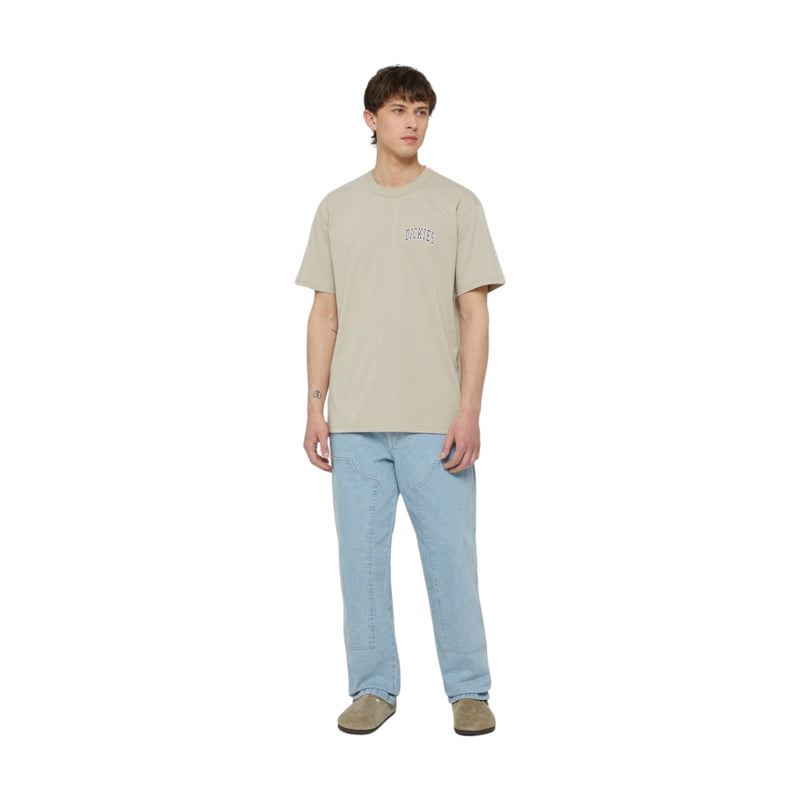 T-shirt Uomo Dickies - Aitkin Chest Tee Ss - Beige