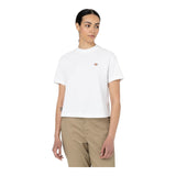 T-shirt Donna Dickies - Oakport Boxy Ss Tee - Bianco