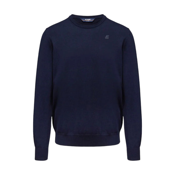 Maglioni Uomo K-Way - Pullover Filo Sebastien Cotton - Blu