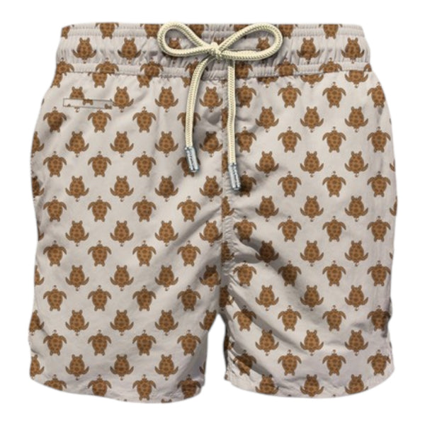 Pantaloncini e calzoncini Uomo Mc2 Saint Barth - Lighting Micro Fantasy Ultralight Swim Short - Beige