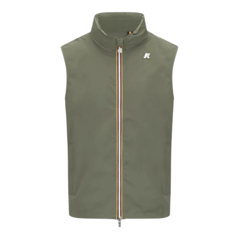 Gilet Uomo K-Way - Valen Stretch Nylon Jersey - Verde