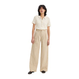 Pantaloni Donna Levi's - Pleated Wideleg Trouser - Beige