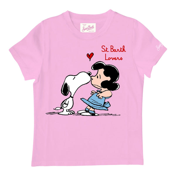 T-shirt Ragazza Mc2 Saint Barth - Elly Cotton T-Shirt - Rosa