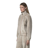 Felpe senza cappuccio Donna K-Way - Viviette Velour Polar - Beige