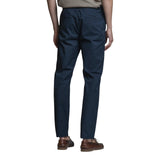 Pantaloni Uomo Impure - Chino Long Slim Popeline Canvas F/D - Blu