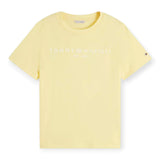 T-shirt Donna Tommy Hilfiger - Reg Corp Logo C-Nk Ss - Giallo