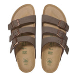 Sandali Donna Birkenstock - Florida Platf mocca veg, Birkibuc - Marrone