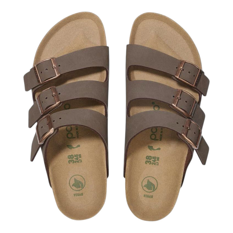 Sandali Donna Birkenstock - Florida Platf mocca veg, Birkibuc - Marrone