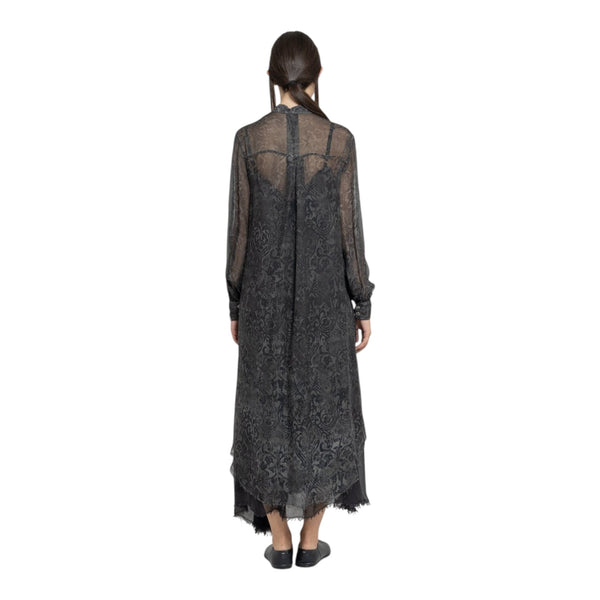 Vestiti casual Donna Sanctamuerte - Chemisier Coreano - Grigio