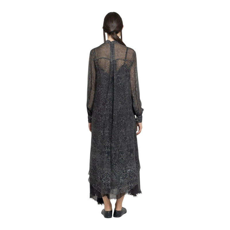 Vestiti casual Donna Sanctamuerte - Chemisier Coreano - Grigio
