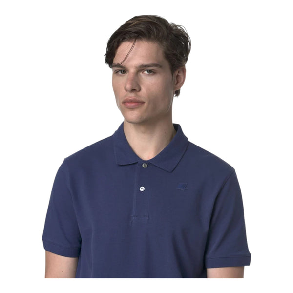 Polo Uomo K-Way - Amedee - Blu elettrico