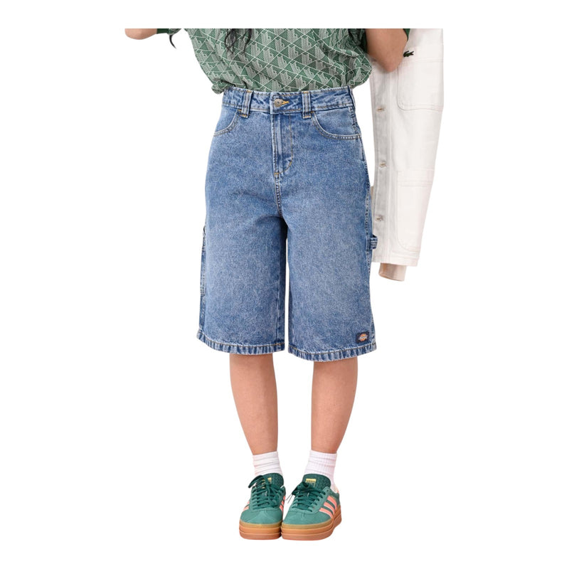 Bermuda Donna Dickies - Carpenter Denim Jort W Whitecap Gray - Denim