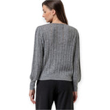 Maglioni Donna Surkana - Maglione girocollo pointelle - Grigio