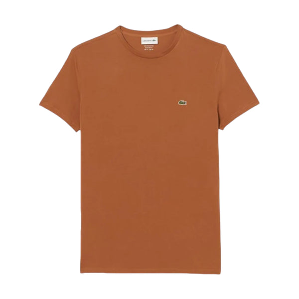 T-shirt Uomo Lacoste - T-Shirt 100% Pima Cotton - Cammello