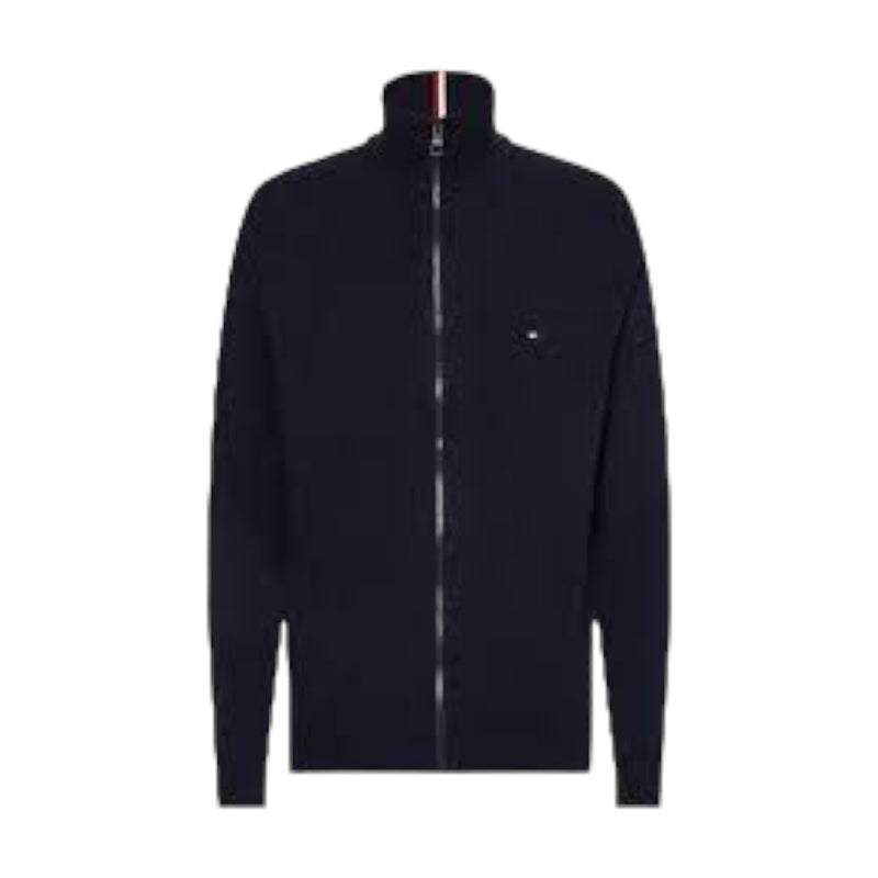 Cardigan Uomo Tommy Hilfiger - 1985 Zip Through Cotton - Blu