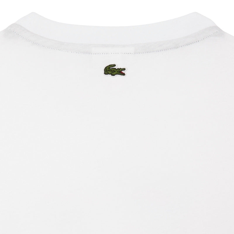 T-shirt Bambino Lacoste - Lcg S/S Knit Top - Bianco