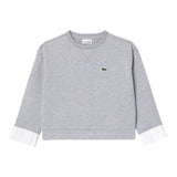 Felpe senza cappuccio Ragazza Lacoste - Sweatshirt - Grigio