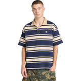 Polo Uomo Timberland - SS Striped Rugby Polo - Blu