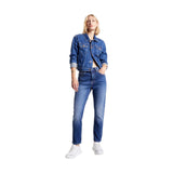 Jeans Donna Tommy Hilfiger - Izzie Hr Sl Ank - Blu