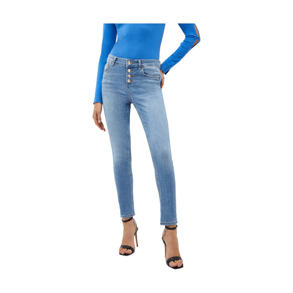 Jeans Donna Liu Jo - B.up Monroe H.w. - Celeste